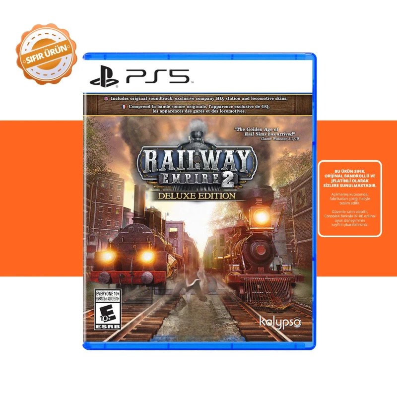 Railway Empire 2 Deluxe Edition - PS5 Oyun [SIFIR]