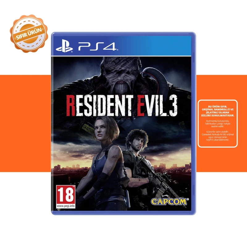 Resident Evil 3 - Ps4 Oyun [SIFIR]