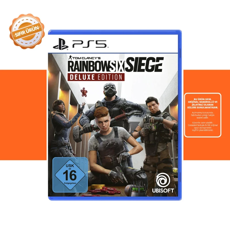 Tom Clancy’s Rainbow Six Siege Deluxe Edition – PS5 Oyun [SIFIR]