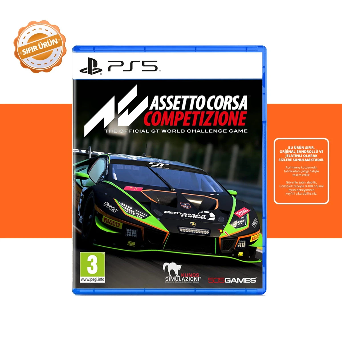 Assetto Corsa Competizione - Ps5 Oyun [SIFIR]