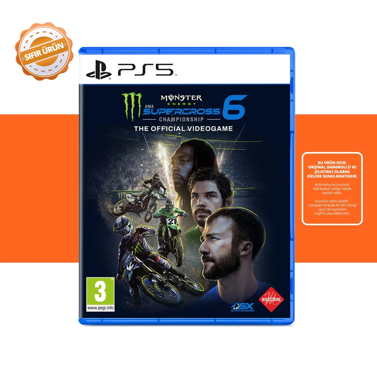 Monster Energy Supercross 6 - Ps5 Oyun [SIFIR]