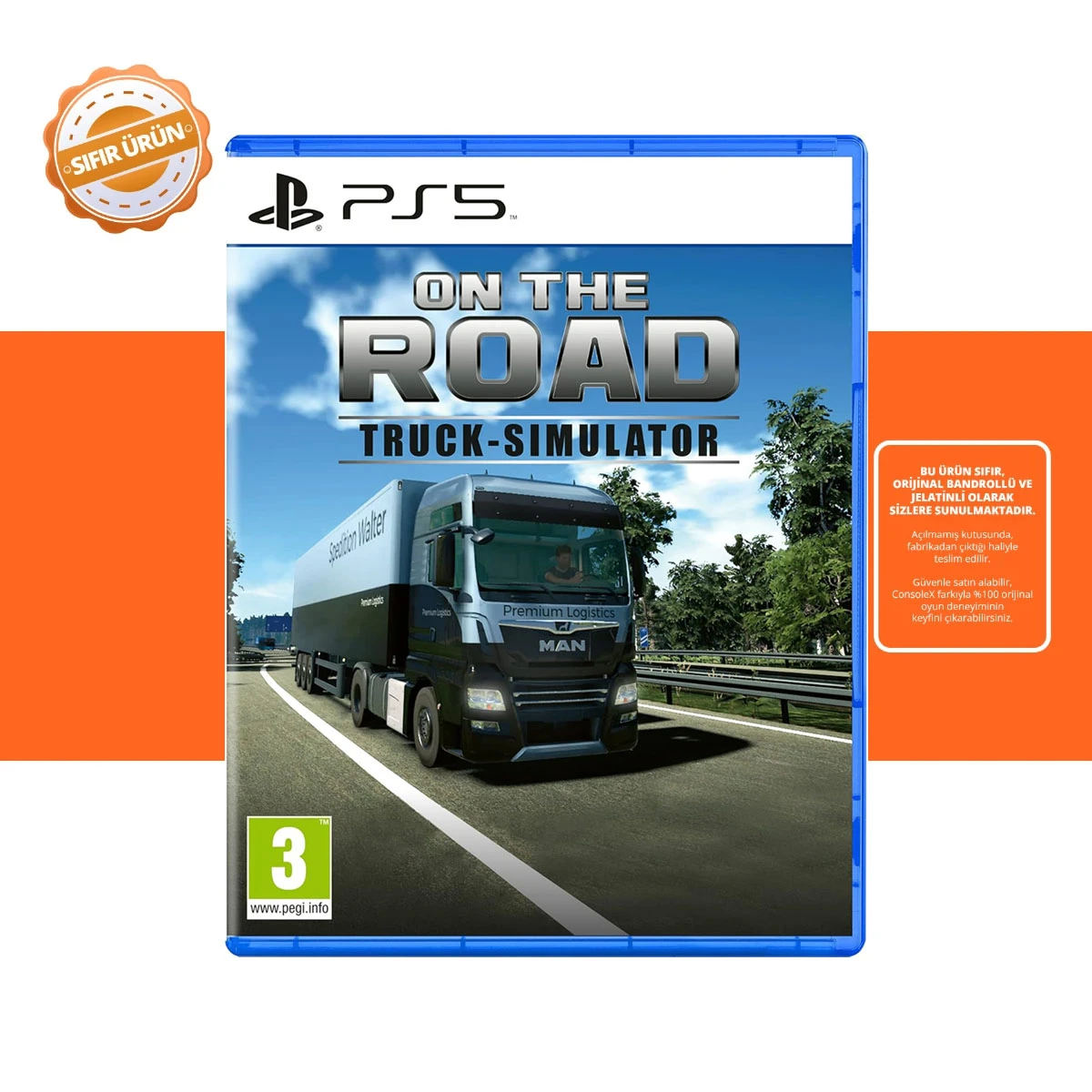 On the Road - Truck Simulator - Ps5 Oyun [SIFIR]
