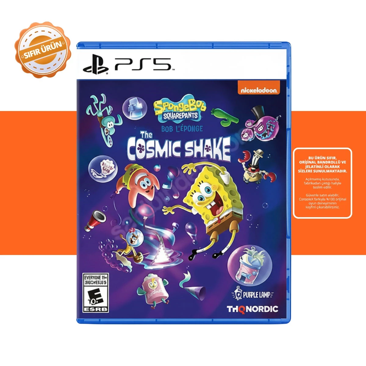 SpongeBob SquarePants Cosmic Shake - Ps5 Oyun [SIFIR]