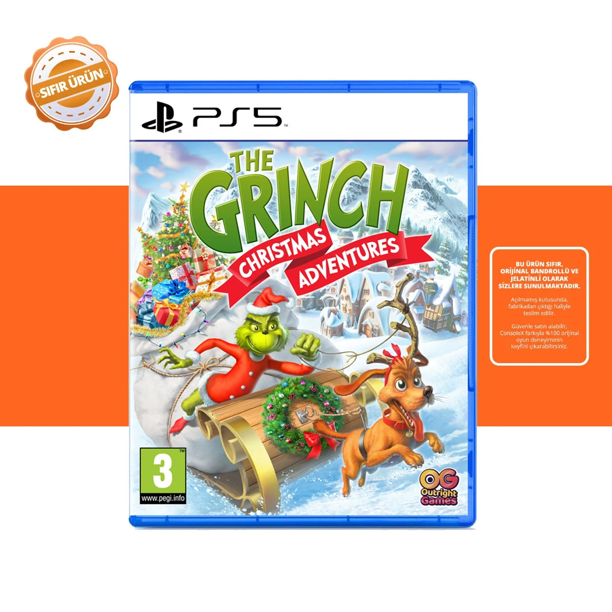The Grinch  Christmas Adventures - Ps5 Oyun [SIFIR]