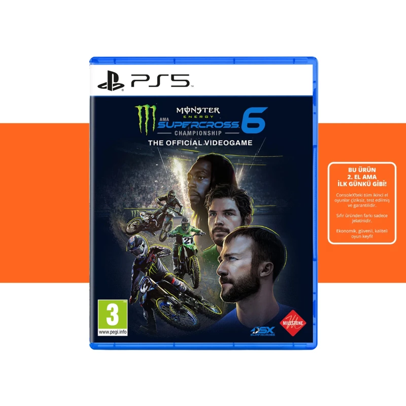 [2.EL] Monster Energy Supercross 6 - Ps5 Oyun
