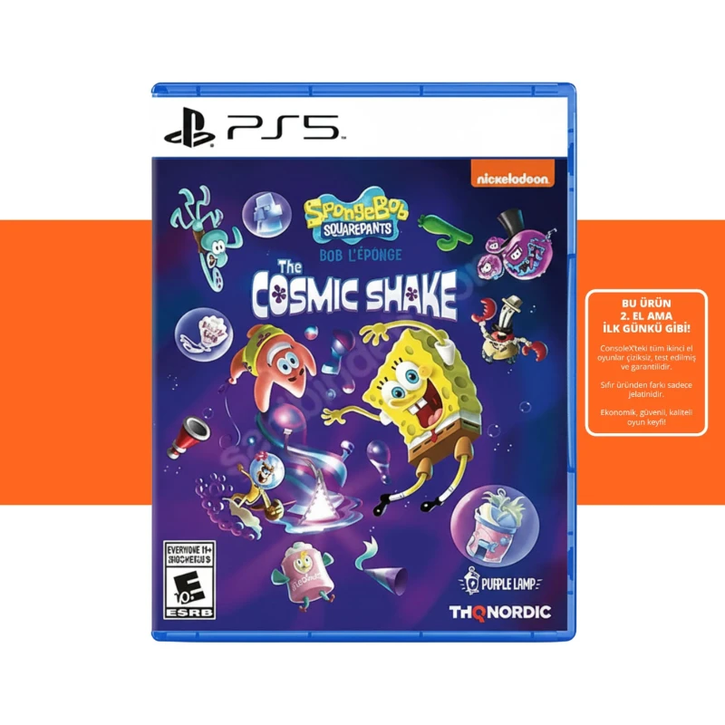 [2.EL] SpongeBob SquarePants Cosmic Shake - Ps5 Oyun