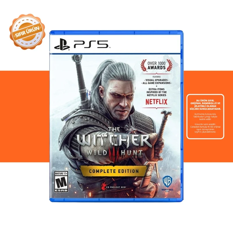 The Witcher 3 - Wild Hunt Complete Edition  - Ps5 Oyun [SIFIR]