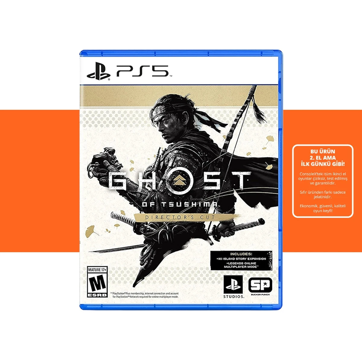 [2.EL] Ghost of Tsushima Directors Cut - Ps5 Oyun