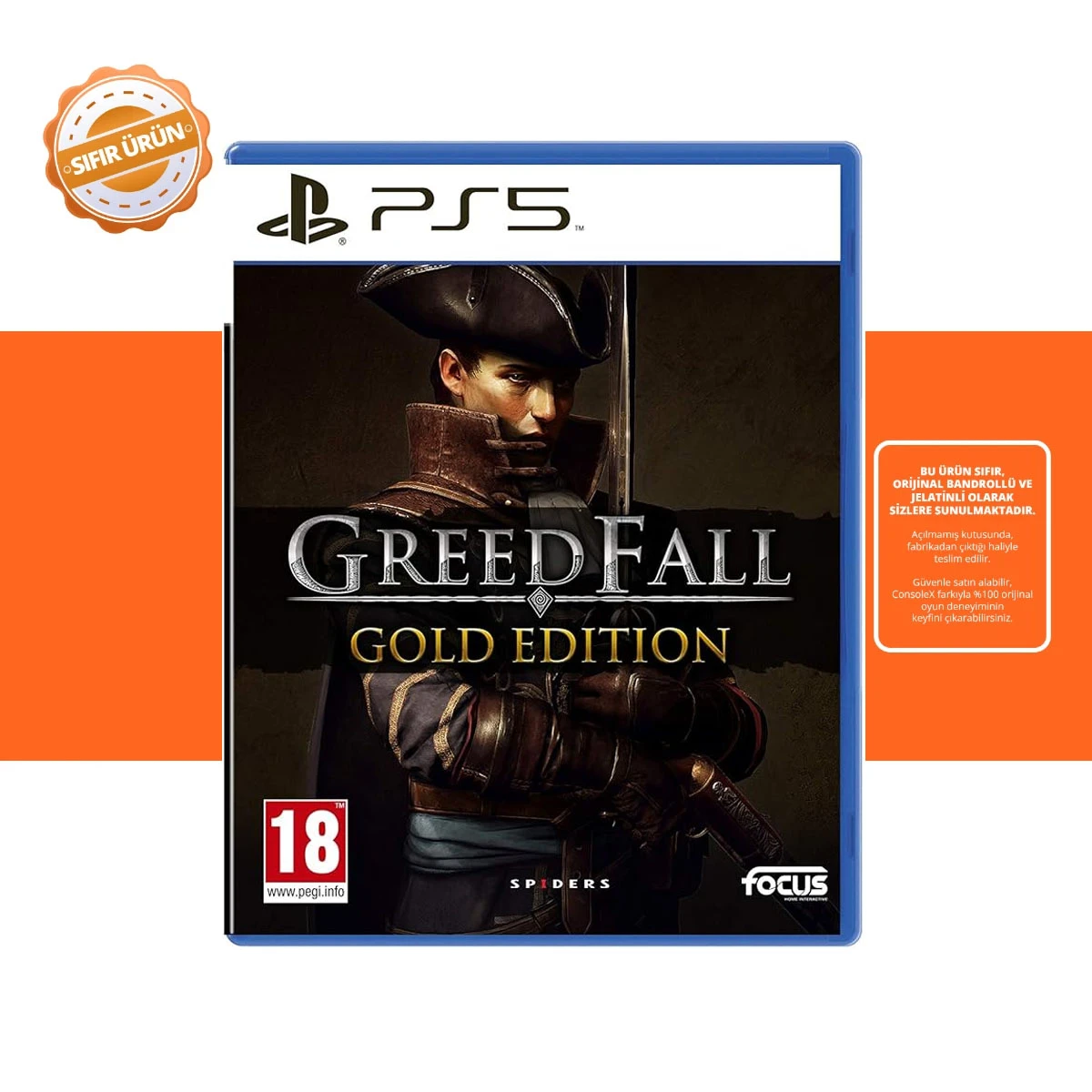 GreedFall Gold Edition - Ps5 Oyun [SIFIR]