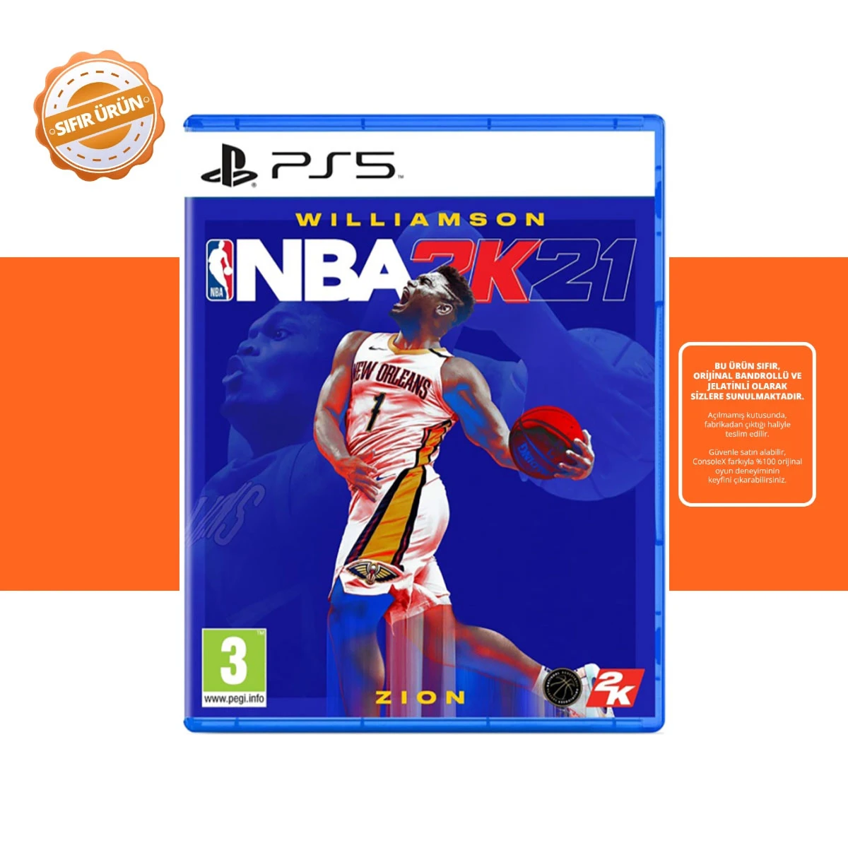 NBA 2K21 - Ps5 Oyun [SIFIR]