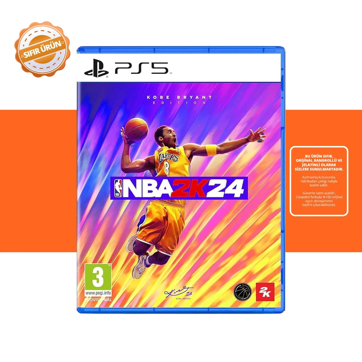 Nba 2K24 Kobe Bryant Edition - Ps5 Oyun [SIFIR]