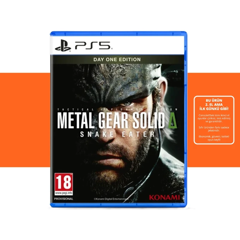 [2.EL] Metal Gear Solid Delta: Snake Eater Day 1 Edition – Ps5 Oyun