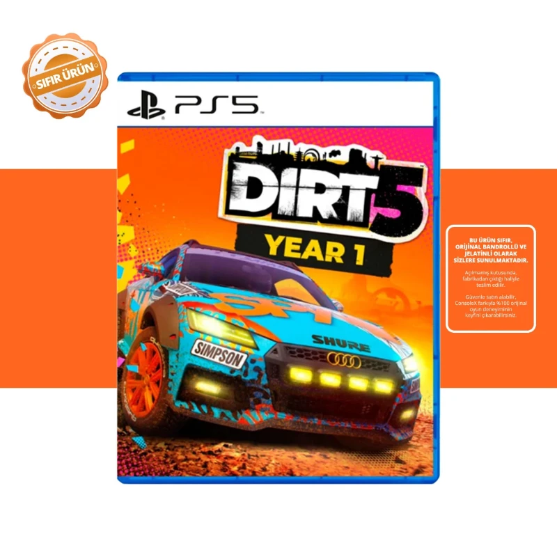 Dirt 5 - Ps5 Oyun [SIFIR]