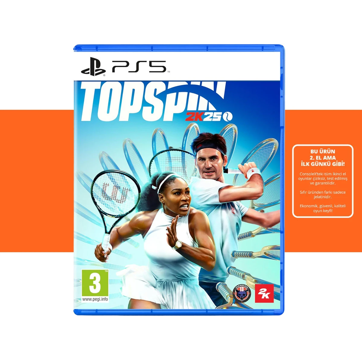 [2.EL] TopSpin 2K25 - PS5 Oyun 