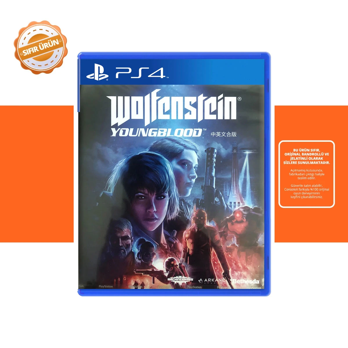 Wolfenstein: Youngblood Deluxe Edition - PS4 Oyun [SIFIR]