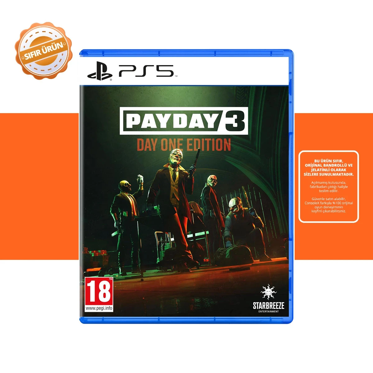 Payday 3  - Ps5 Oyun [SIFIR]