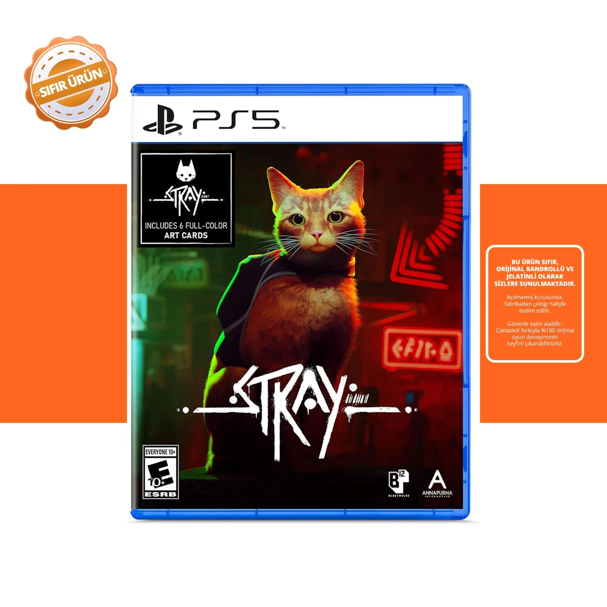 Stray - Ps5 Oyun [SIFIR]