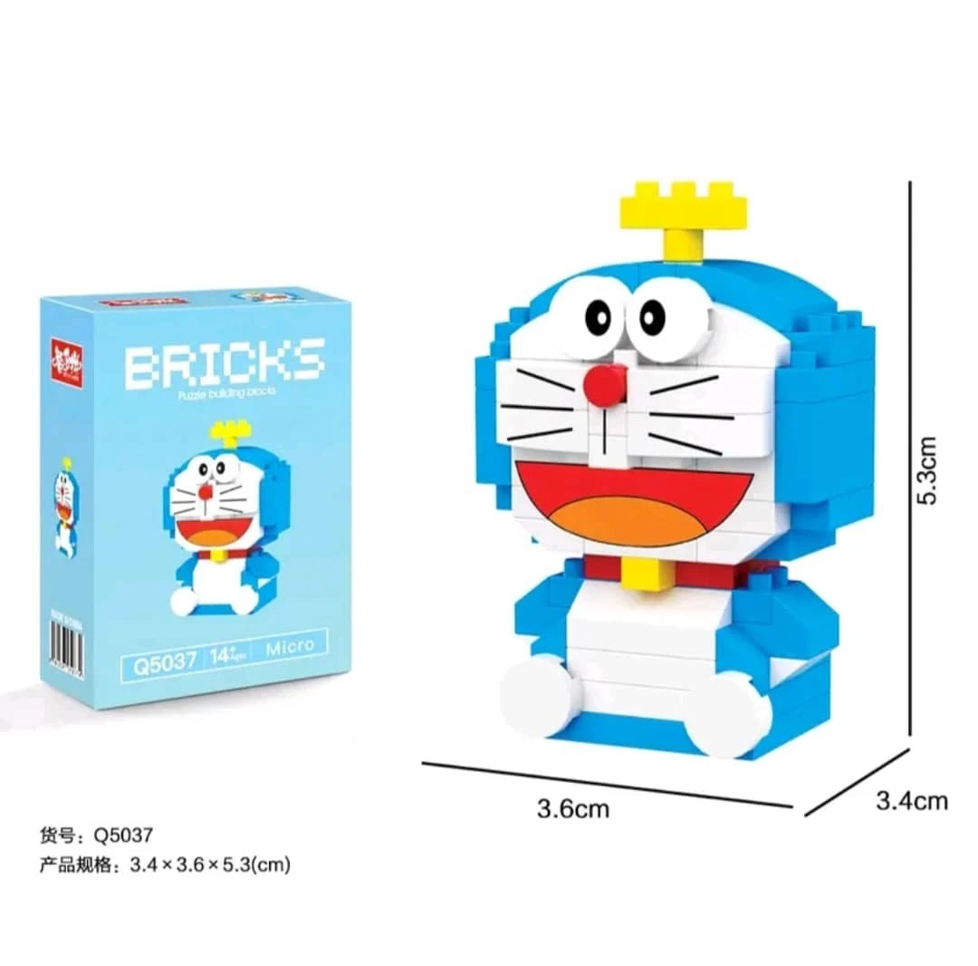 Doraemon Mikro Blok Yapı Oyuncağı Mini Blok Koleksiyon Seti - Q5037