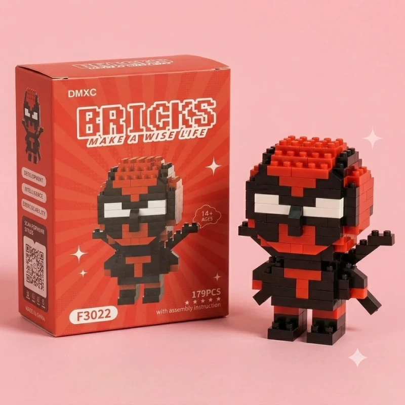 Deadpool Mikro Blok Yapı Oyuncağı Mini Blok Koleksiyon Seti - F3022
