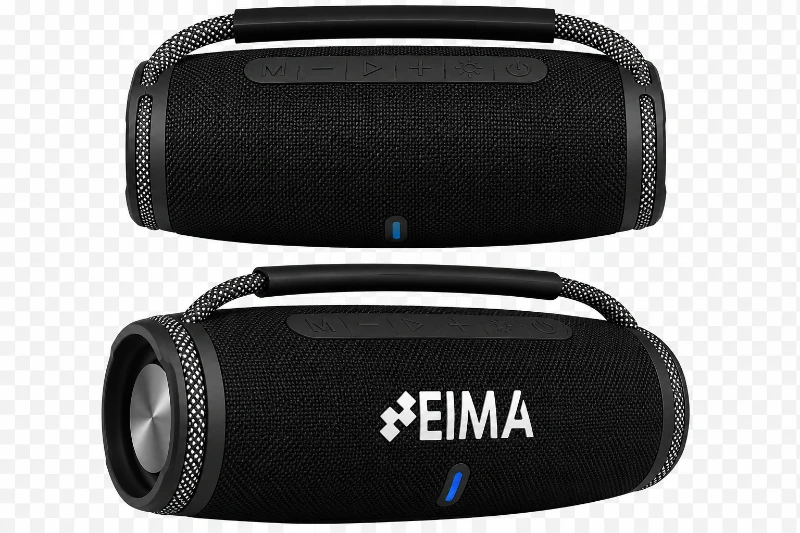 EIMA E11 Taşınabilir Kablosuz Bluetooth Hoparlör 10000mAh Powerbank - Siyah