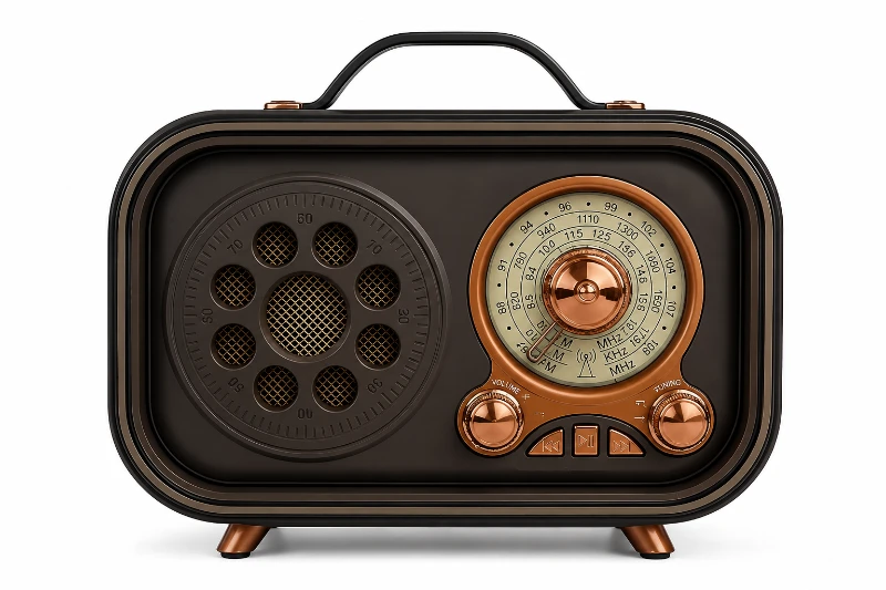 Golon RX-655D Retro Bluetooth Radyo Hoparlör | FM/AM/SW | USB | TF Kart | Güneş Paneli | TWS