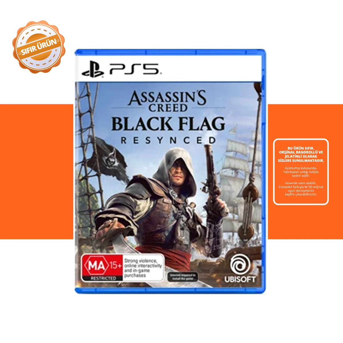Assassin's Creed Black Flag Resynced PS5 Oyun [SIFIR]