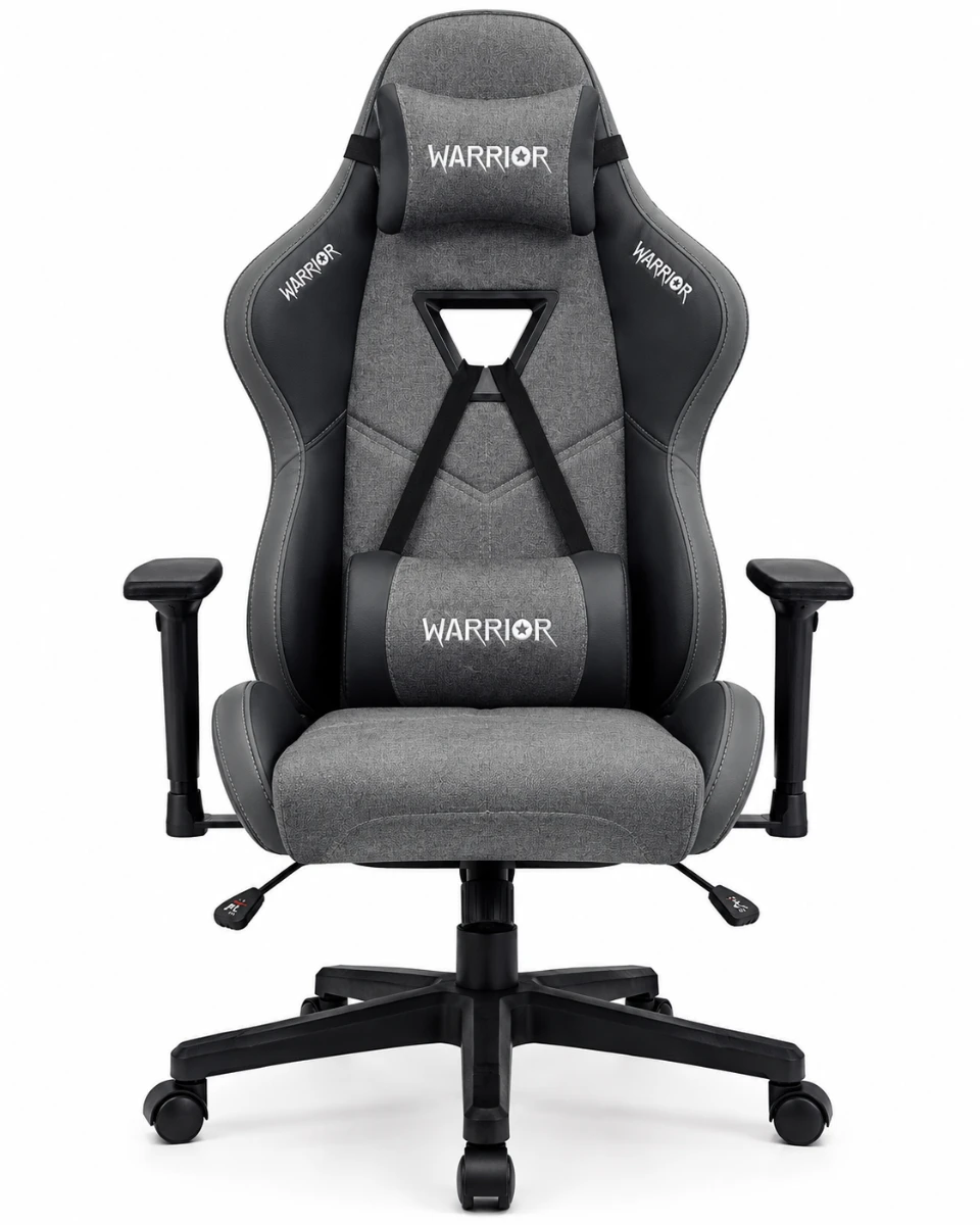 Warrior Aragorn Kumaş Oyuncu Koltuğu Gri Ergonomik Bilgisayar ve Gaming Koltuğu - 1598B0512