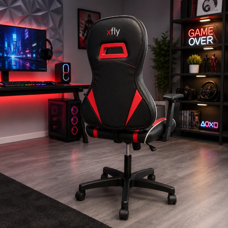 XFly Luppo Çocuk Oyuncu Koltuğu Kırmızı Ergonomik Bilgisayar ve Gaming Koltuğu - 1523D0488