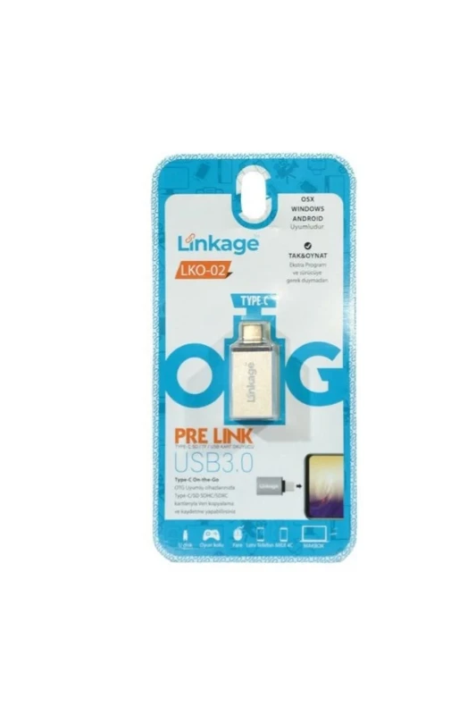 Linkage LKO-02 USB Type-C to USB 3.0 OTG Dönüştürücü Adaptör