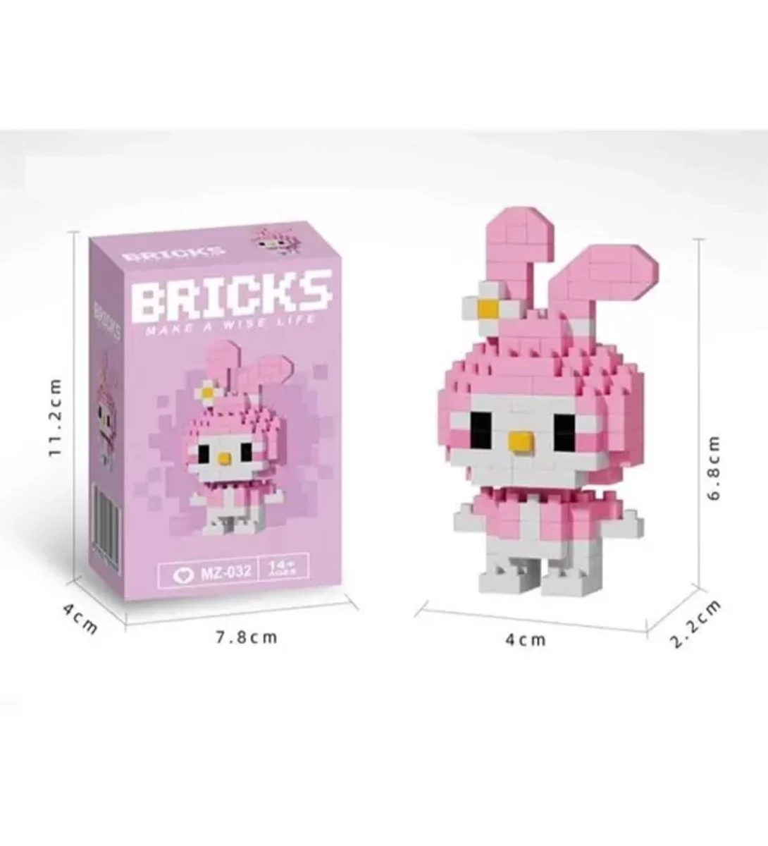 Bricks Mini Puzzle Karakter Yapboz Mikro Blok Koleksiyon Seti - Q5019