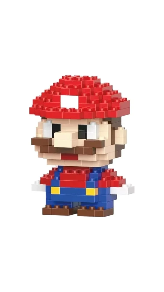 Super Mario Mini Mikro Blok Yapı Oyuncağı Koleksiyon Seti - Q5009