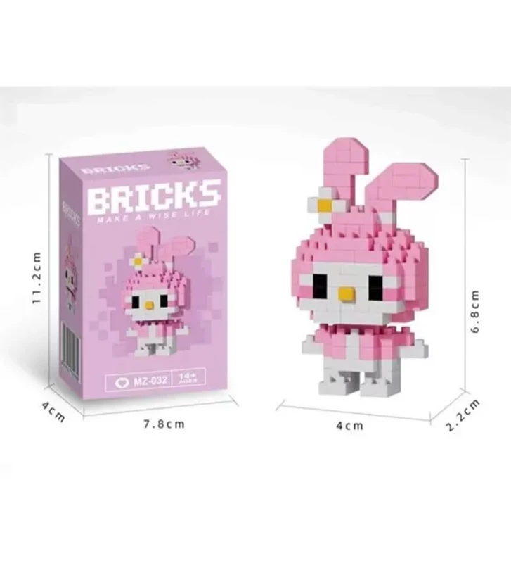 Bricks Mini Puzzle Karakter Yapboz Mikro Blok Koleksiyon Seti - Q5019