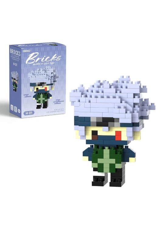 Bricks Kakashi Hatake Mini Mikro Blok Yapı Oyuncağı Koleksiyon Seti - H-01